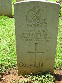 Dar Es Salaam War Cemetery - Bryant, O M B